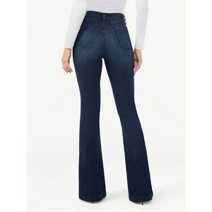 Size 2 New Sofia Jeans Womens Melisa Flare Leg denim Dark Wash